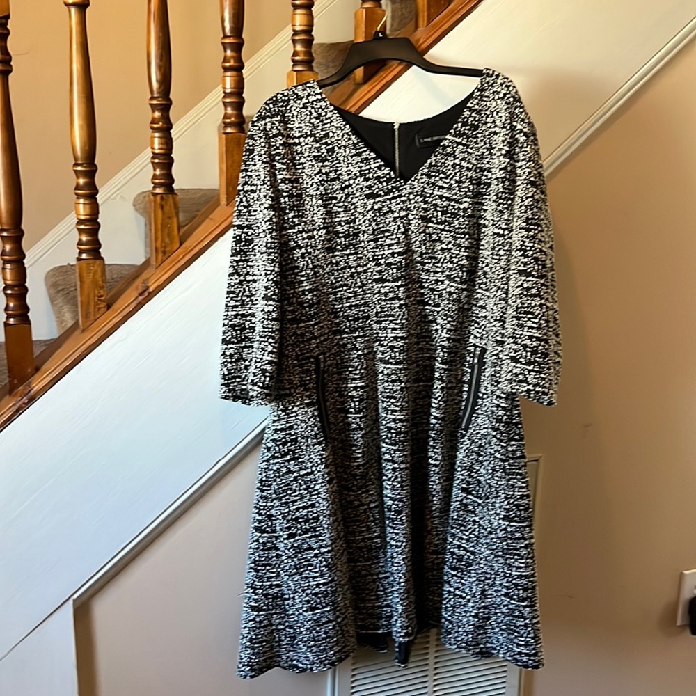 Lane Bryant Black & White Dress